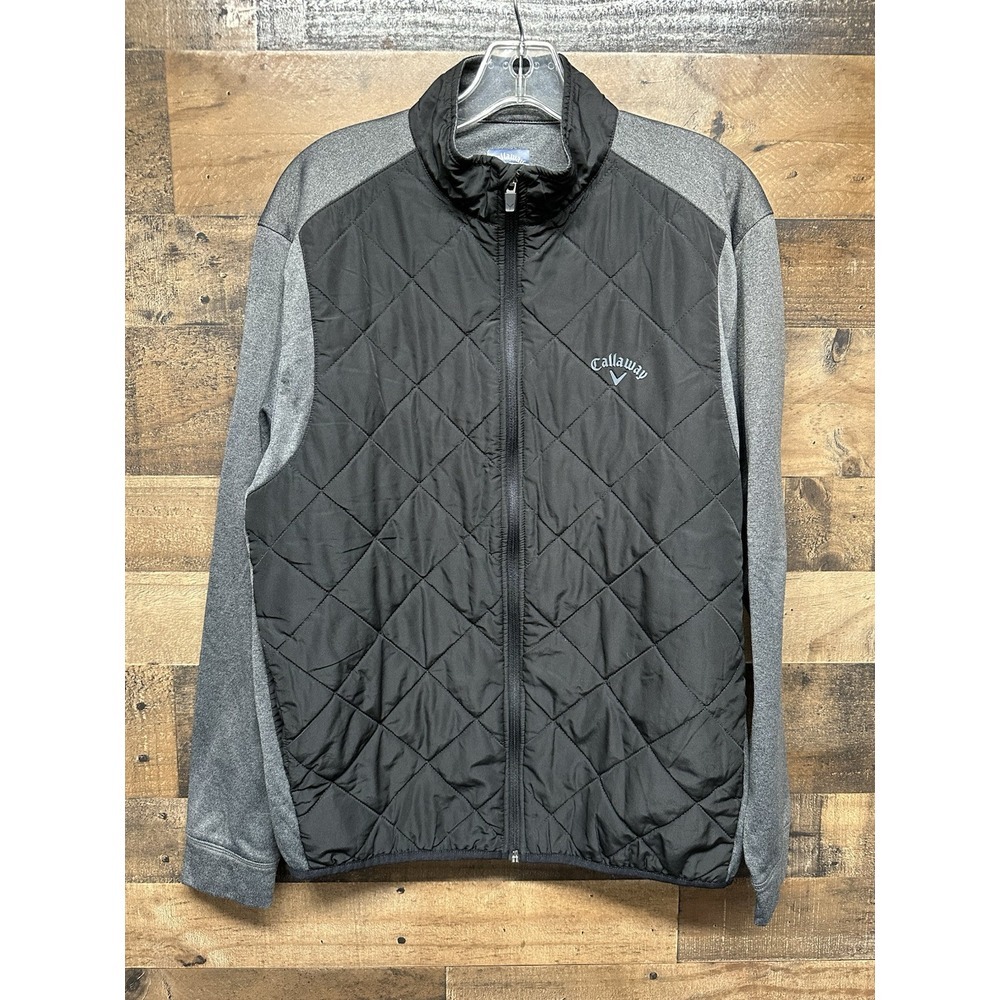Callaway‎ Weather Series Men's Quilted Zip Up Jacket Size Medium